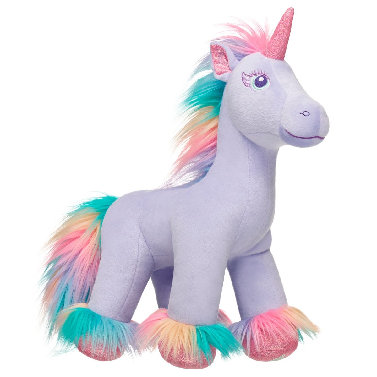BUILD A BEAR - Peluche unicornio lila Build A Bear colección mágica