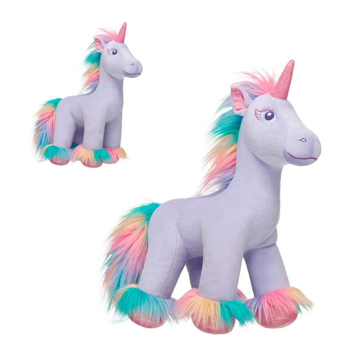 BUILD A BEAR - Peluche unicornio lila Build A Bear colección mágica