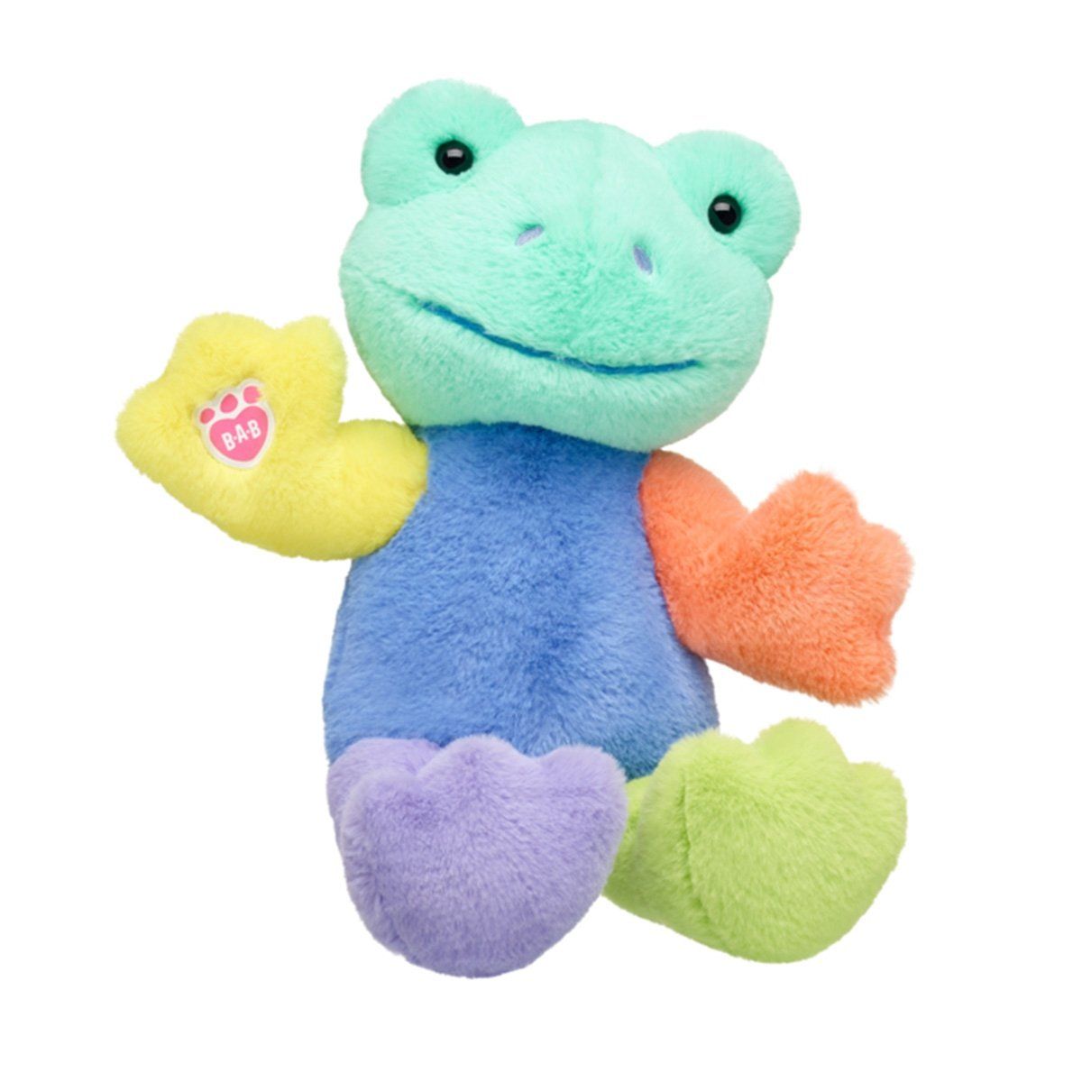 BUILD A BEAR - Peluche rana multicolor Build A Bear suave y colorido