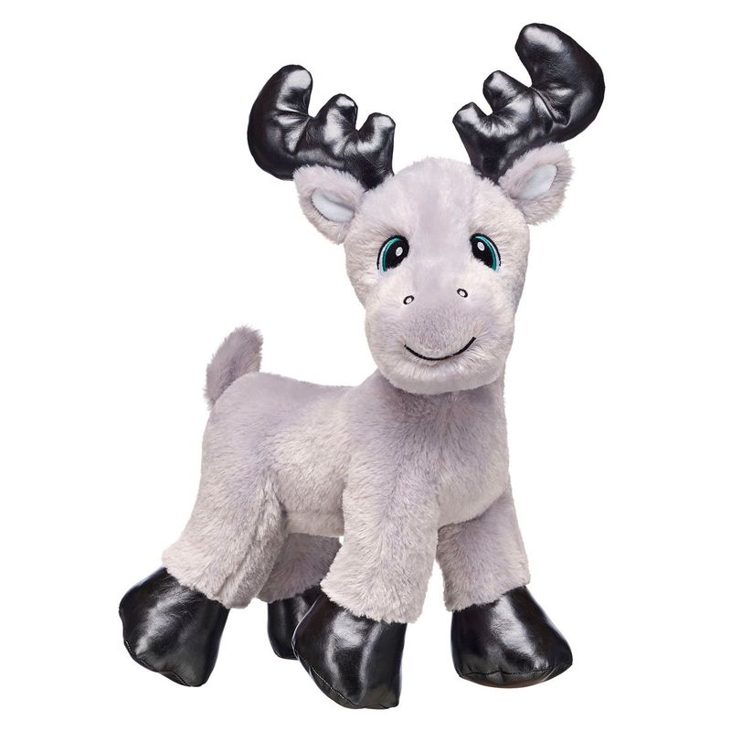 BUILD A BEAR - PELUCHE ALCE GRIS MERRY MISSION BUILD-A-BEAR