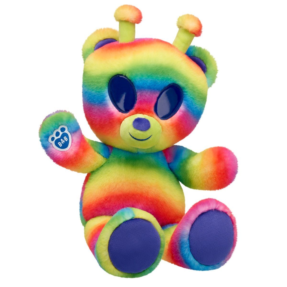 BUILD A BEAR - Peluche Build a Bear alien arcoíris colección