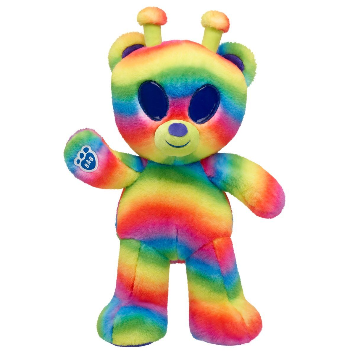 BUILD A BEAR - Peluche Build a Bear alien arcoíris colección