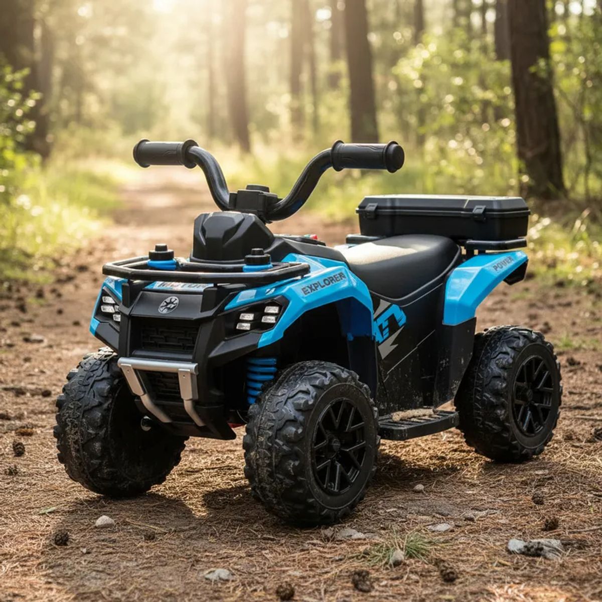BEBESIT - Cuatrimoto a Batería Quad SX Azul Bebesit