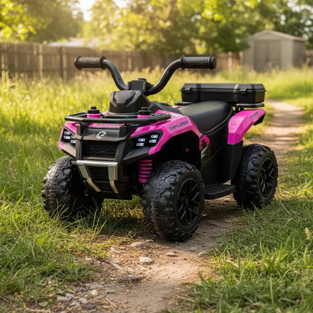 BEBESIT - Cuatrimoto a Batería Quad SX Rosa Bebesit