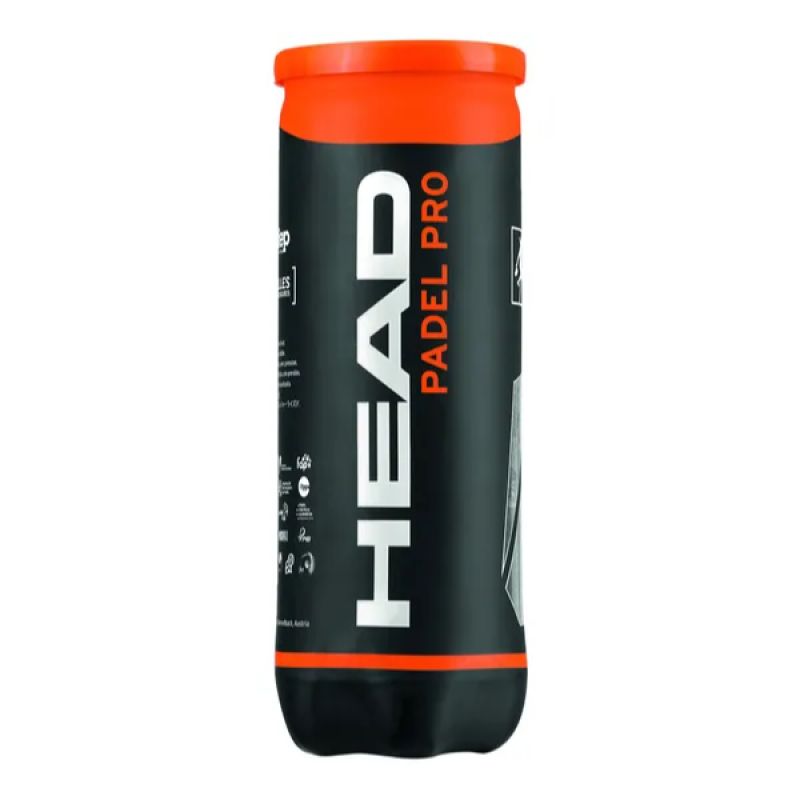 HEAD - Pelotas de Padel Head Pro 3B Amarillas