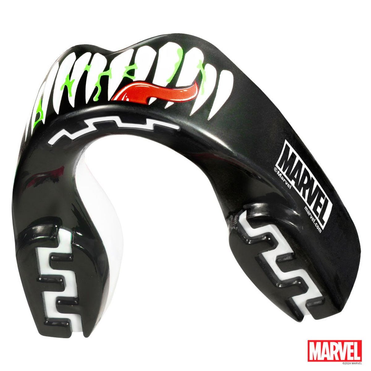 SPARTA - Protector Bucal Hombre Safejawz Marvel Venom Negro