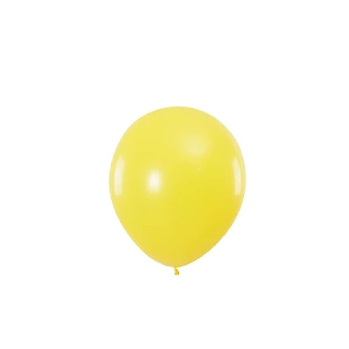 GENERICO - Globos De Látex Amarillo Mate 2pcs 60cm