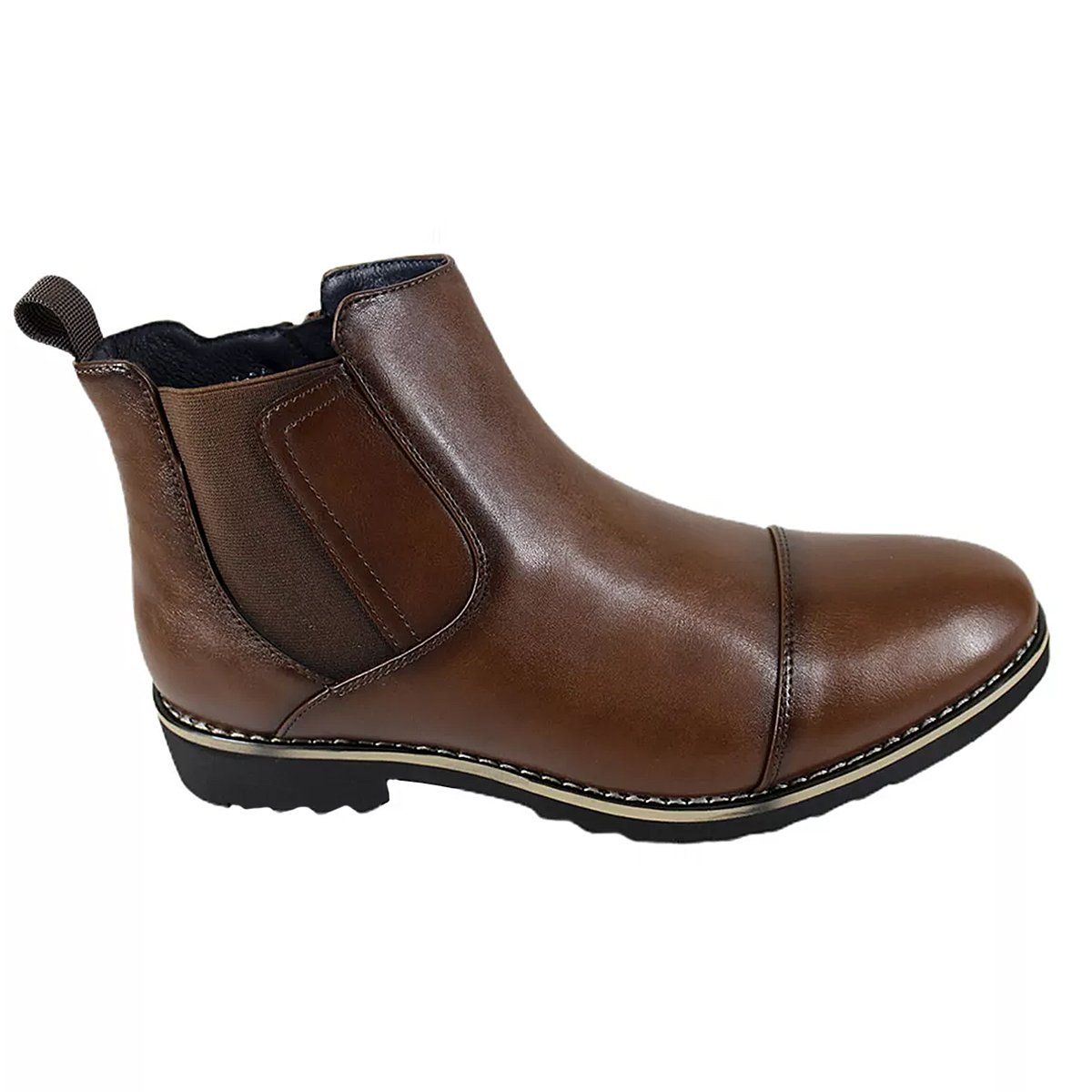 DANCY - Zapato Casual Hombre En Cuero Con Ajuste Elástico