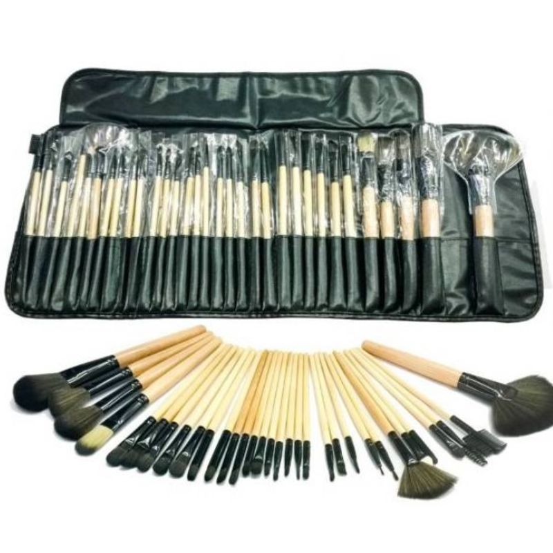 GENERICO - Maquillaje Set 32 Profesional Brochas.