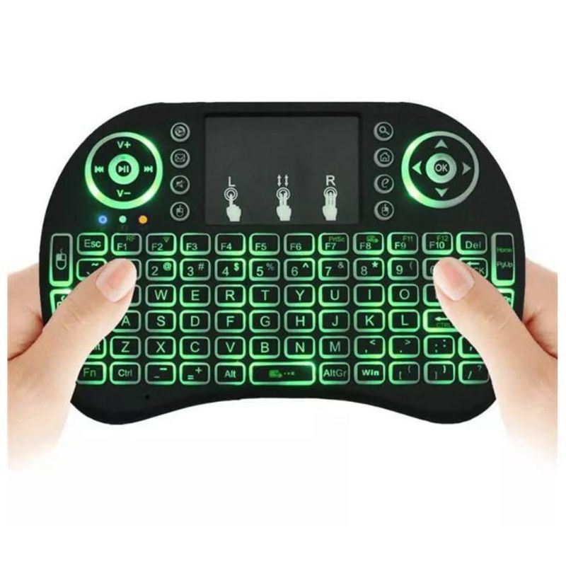 GENERICO - Mini Teclado Inalámbrico Touchpad Smartv Pc