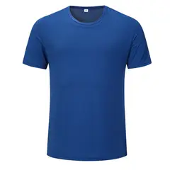 ANDESLAND OUTDOOR APPAREL - Polera DryFit Manga Corta Microperforada Azul Francia Hombre