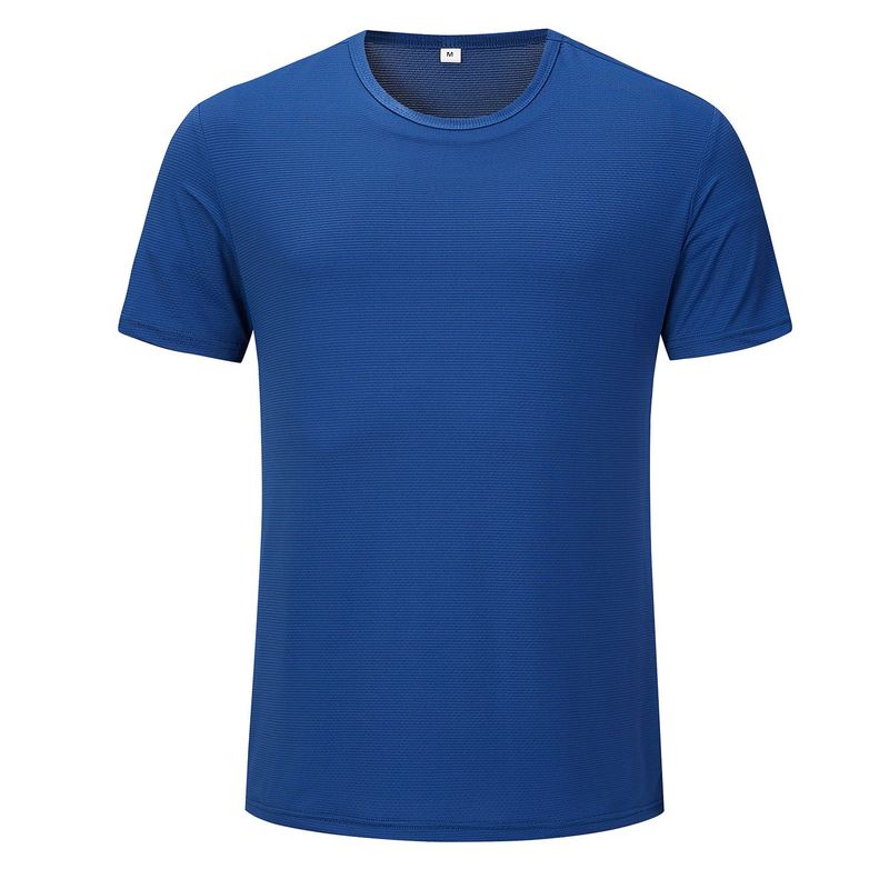 ANDESLAND OUTDOOR APPAREL - Polera Dry Fit Microperforado Manga Corta Sechurano Azulino Hombre
