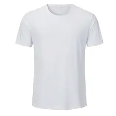 ANDESLAND OUTDOOR APPAREL - Polera DryFit Manga Corta Microperforada Blanco Hombre