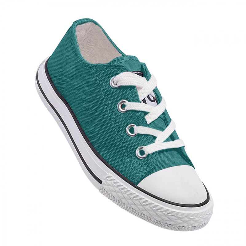 ZAPATOS Y ZAPATILLAS - Zapatilla Infantil De lona Urbana Casual - Turquesa - 7195