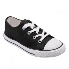 ZAPATOS Y ZAPATILLAS - Zapatilla Infantil De lona Urbana Casual - Negro - 7191