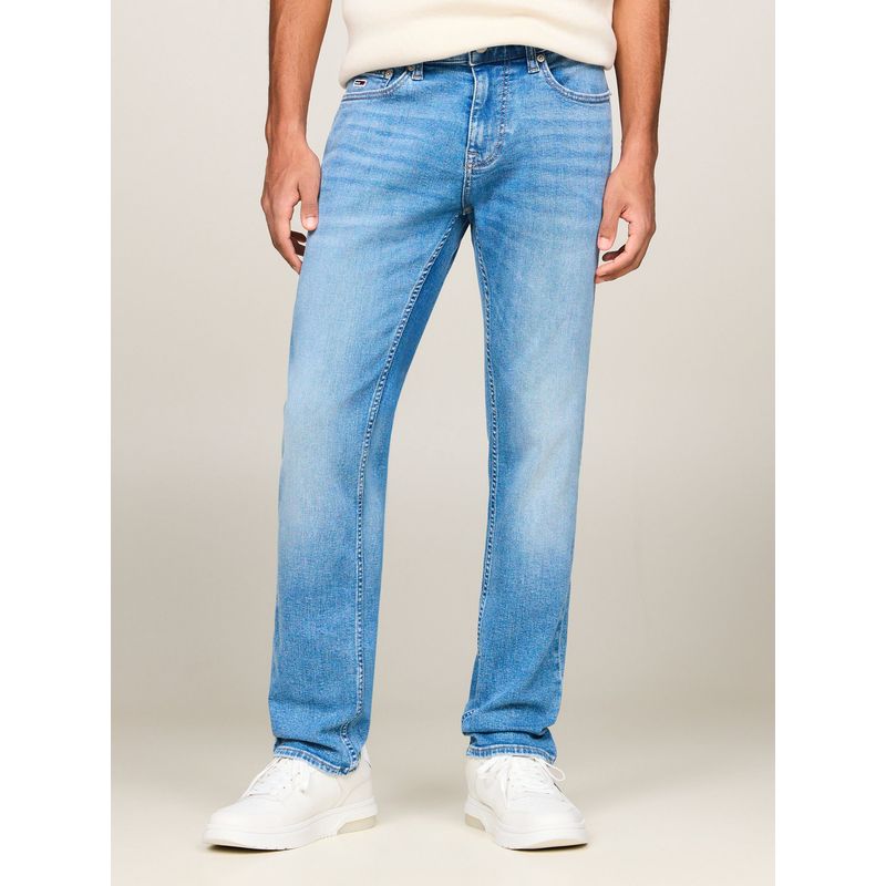 TOMMY HILFIGER - Jeans Scanton Slim Fit Con Efecto Desteñido Azul Tommy Jeans
