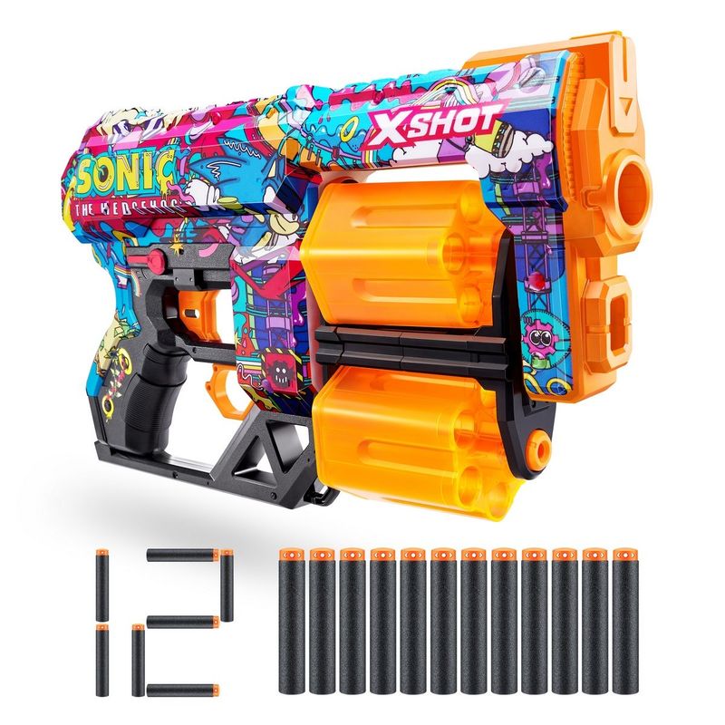 X-SHOT - LANZADOR SKIN SONIC X-SHOT-ROBOTNIK