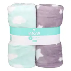 INFANTI - Pack 2 Mantas Unisex