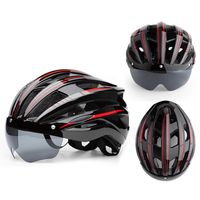 Casco Bicicleta Con Mica Facial Magnética