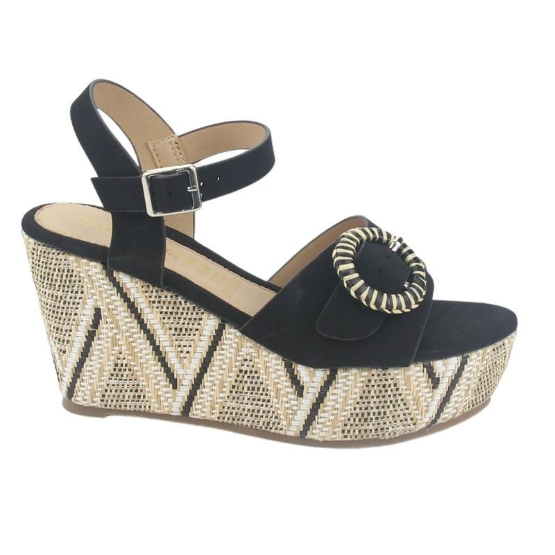 CHALADA - Sandalias Mujer Negro Casual Chalada Como-50