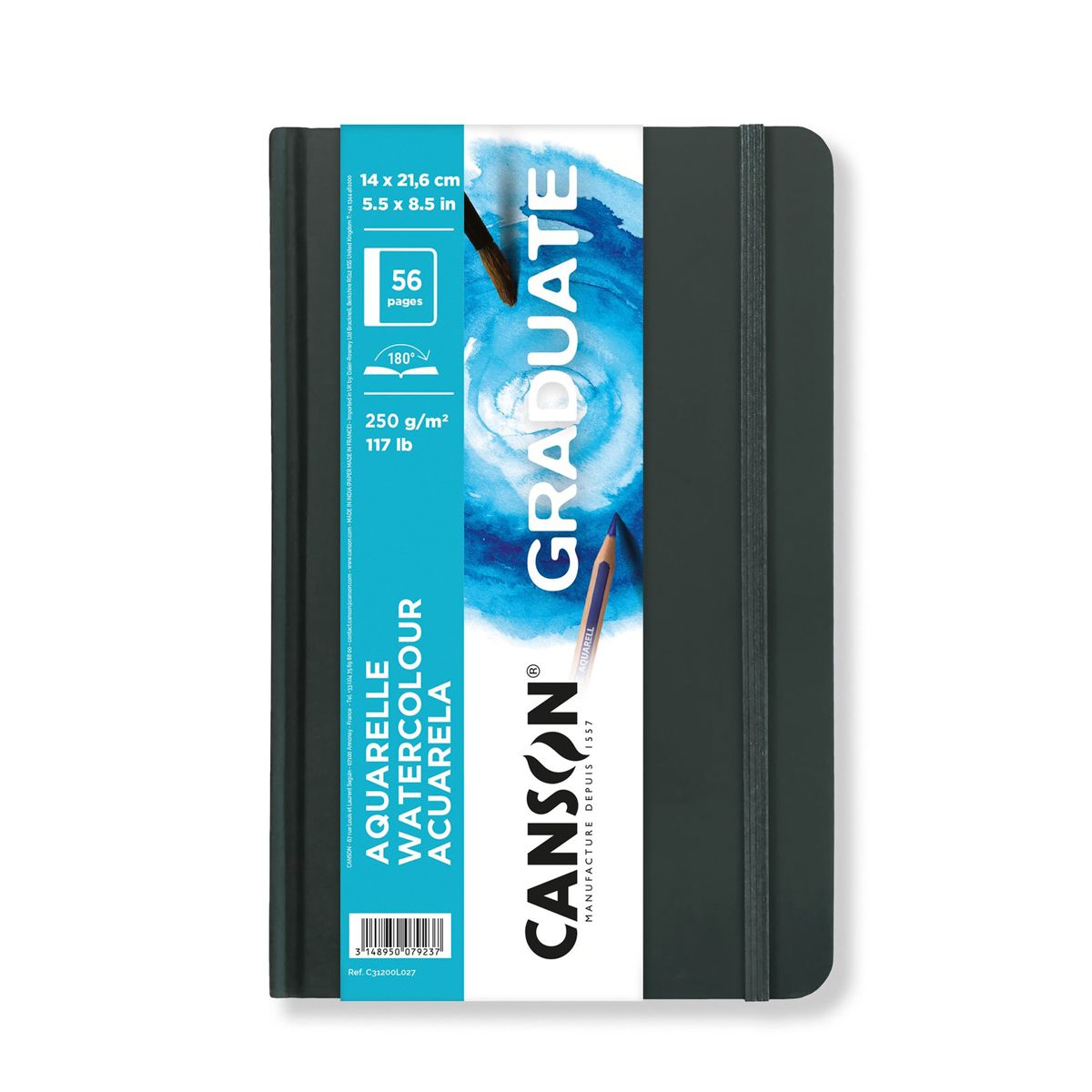 CANSON - Artbook Aquarelle 250 g/m2 A5 14x21