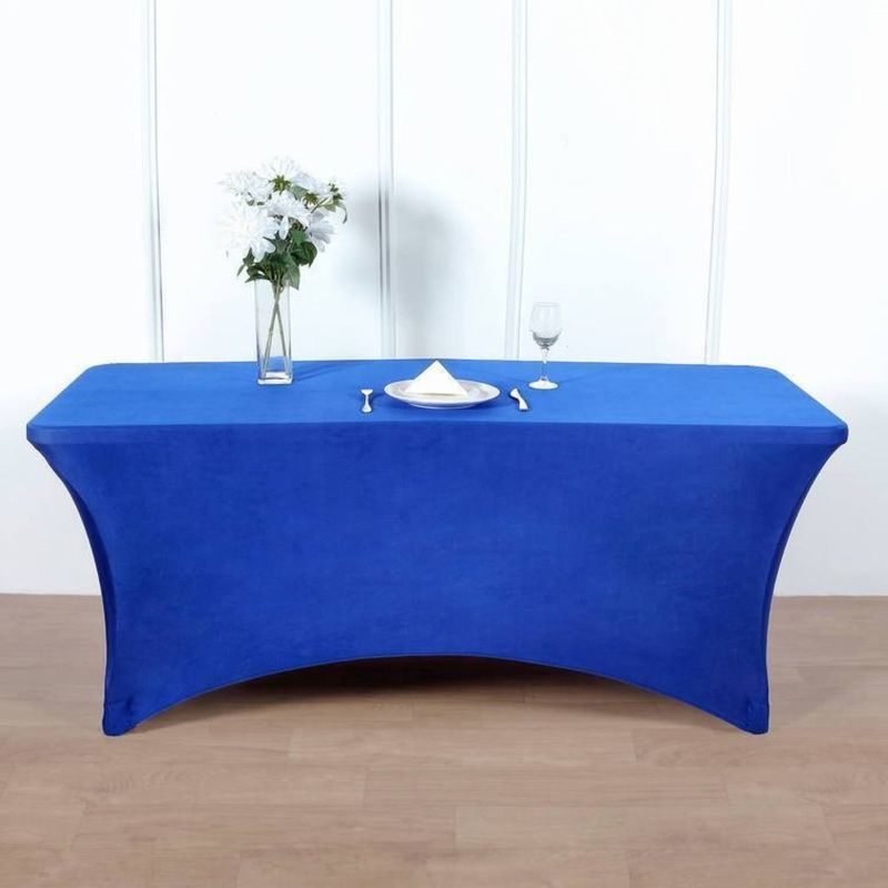 GENERICO - Funda Mantel Elástica Para Mesa De Evento Rectangular - Azul