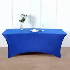 GENERICO - Funda Mantel Elástica Para Mesa De Evento Rectangular - Azul