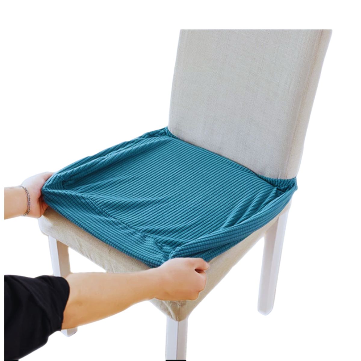 GENERICO - Pack de 4 fundas Protectoras Cubre Asientos para sillas de comedor