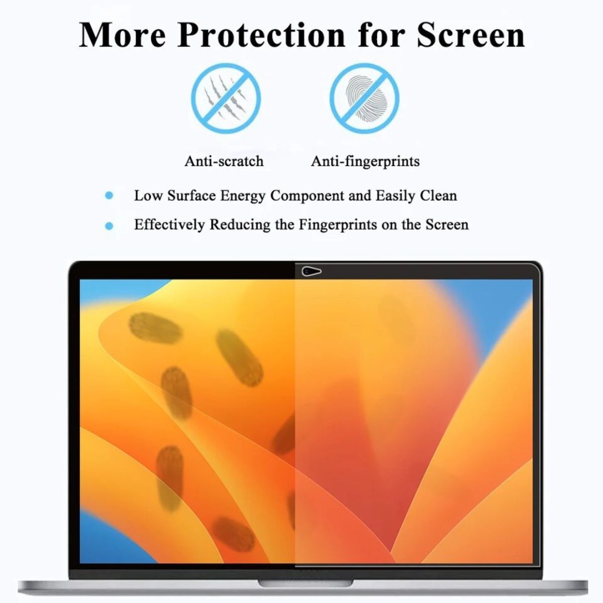 GENERICO - Lámina Protectora Pantalla Premium Macbook - Air 13 (A1466-A1369)