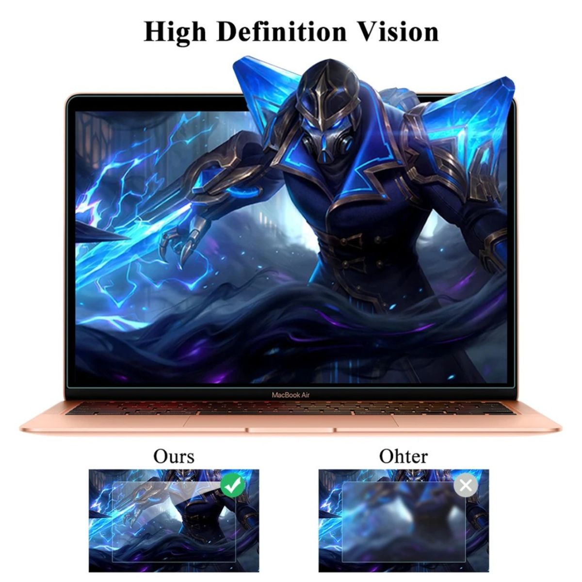 GENERICO - Lámina Protectora Pantalla Premium Macbook- Air 13 (A1932-A2179-A2337)