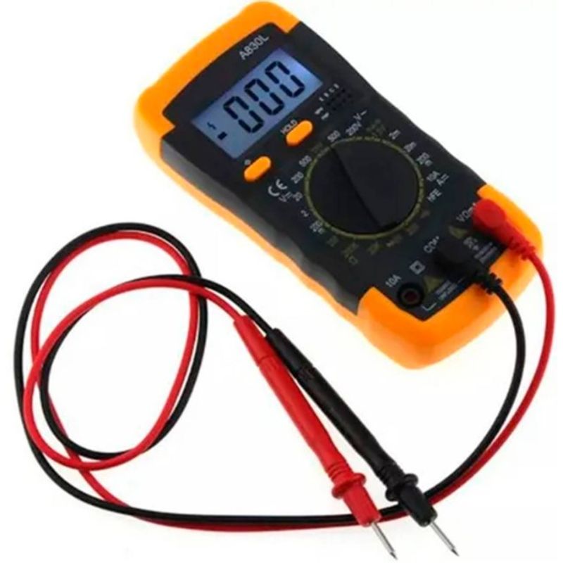 GENERICO - Tester Multimetro Digital Pantalla Lcd A830l