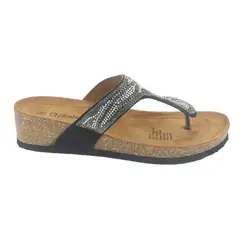 CHALADA - Sandalias Mujer Negro Casual Fifo-2