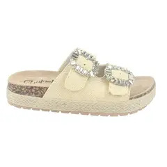 CHALADA - Sandalias Mujer Beige Casual Dalva-1