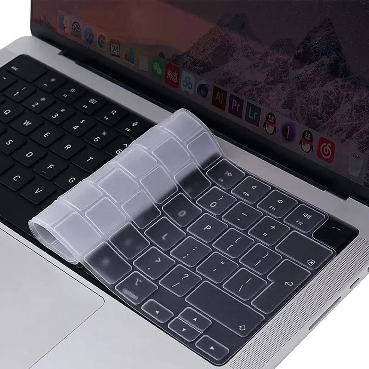 GENERICO - Protector Cubre Teclado Premium Para Macbook - Pro 13
