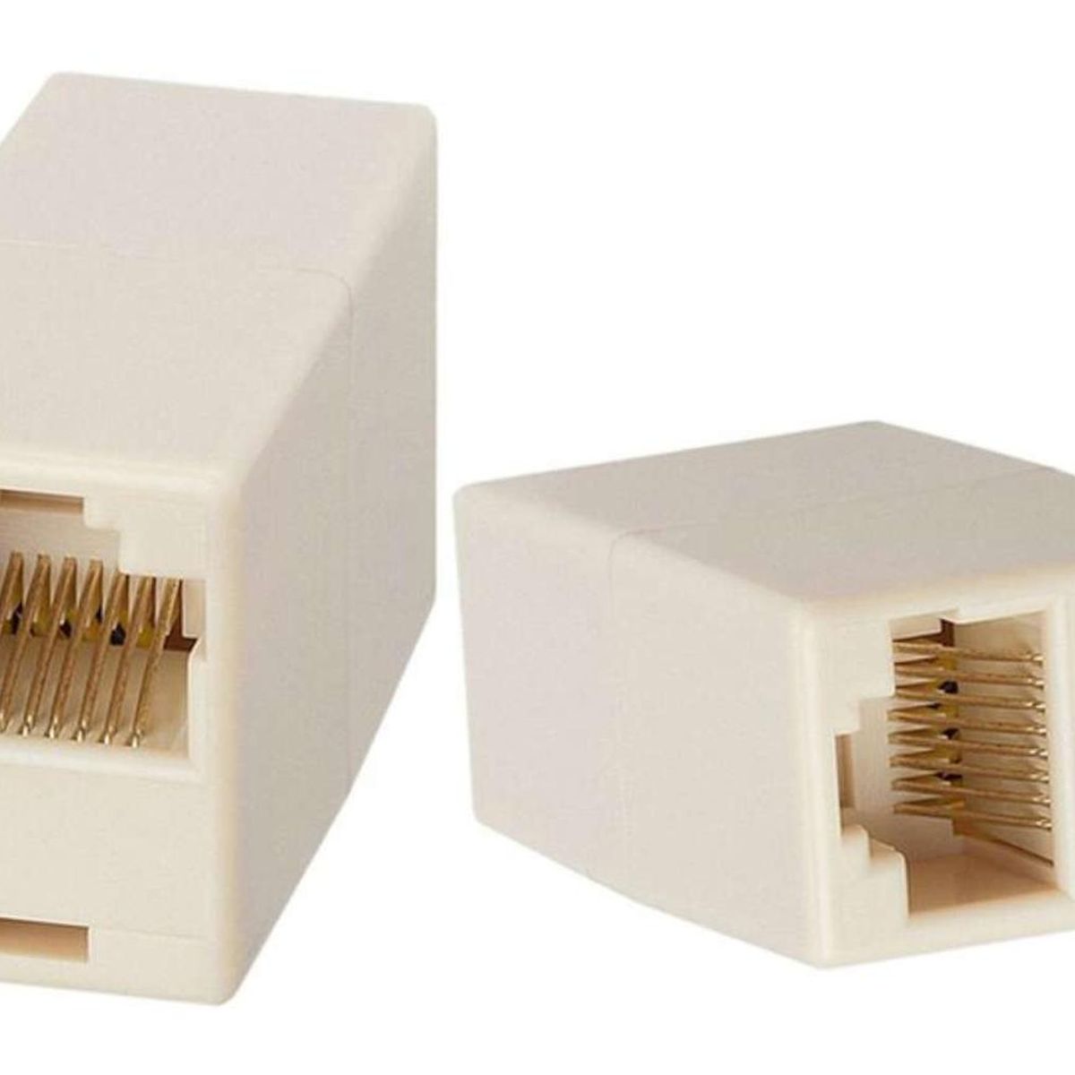 GEN - Conector Copla Adaptador Rj45 Hembra H-h Extension Cable Red