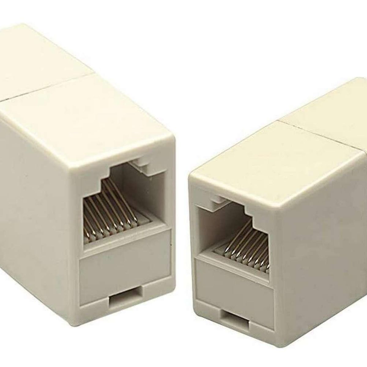 GEN - Conector Copla Adaptador Rj45 Hembra H-h Extension Cable Red