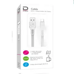BAUL MAGICO - Cable Lightning 24 A+ Organizador Datacom B39