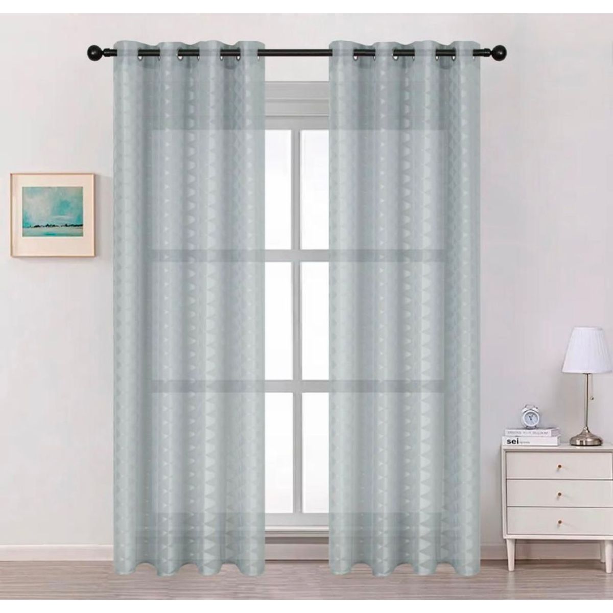 GENERICO - Visillo o Velo Liso gris