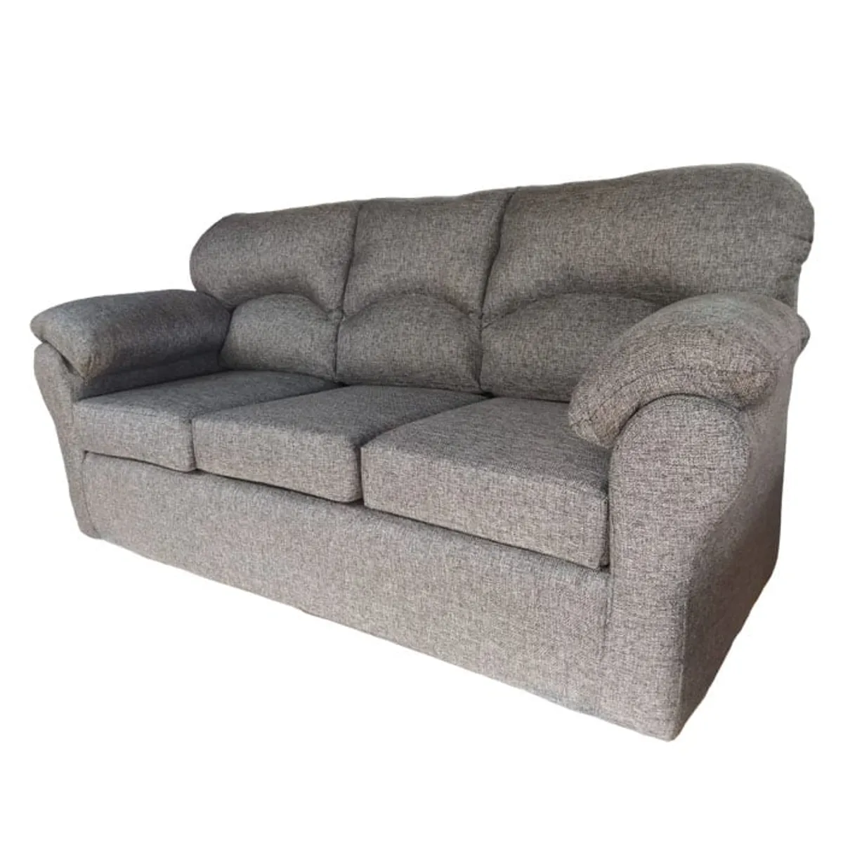 MUEBLERIA LATINA - ML SOFA LINO 3 CUERPOS DECO GRIS CLARO