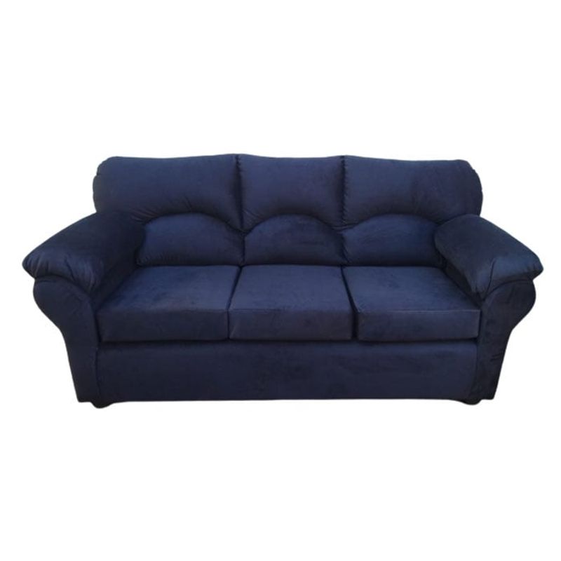 MUEBLERIA LATINA - ML SOFA FELPA 3 CUERPOS DECO NEGRO