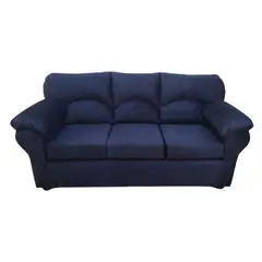 MUEBLERIA LATINA - ML SOFA FELPA 3 CUERPOS DECO NEGRO