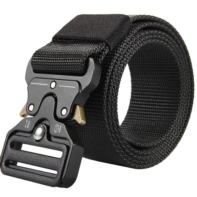 GENERICO - Cinturon Tactico Militar Airsoft Tactico Outdoor Hebilla
