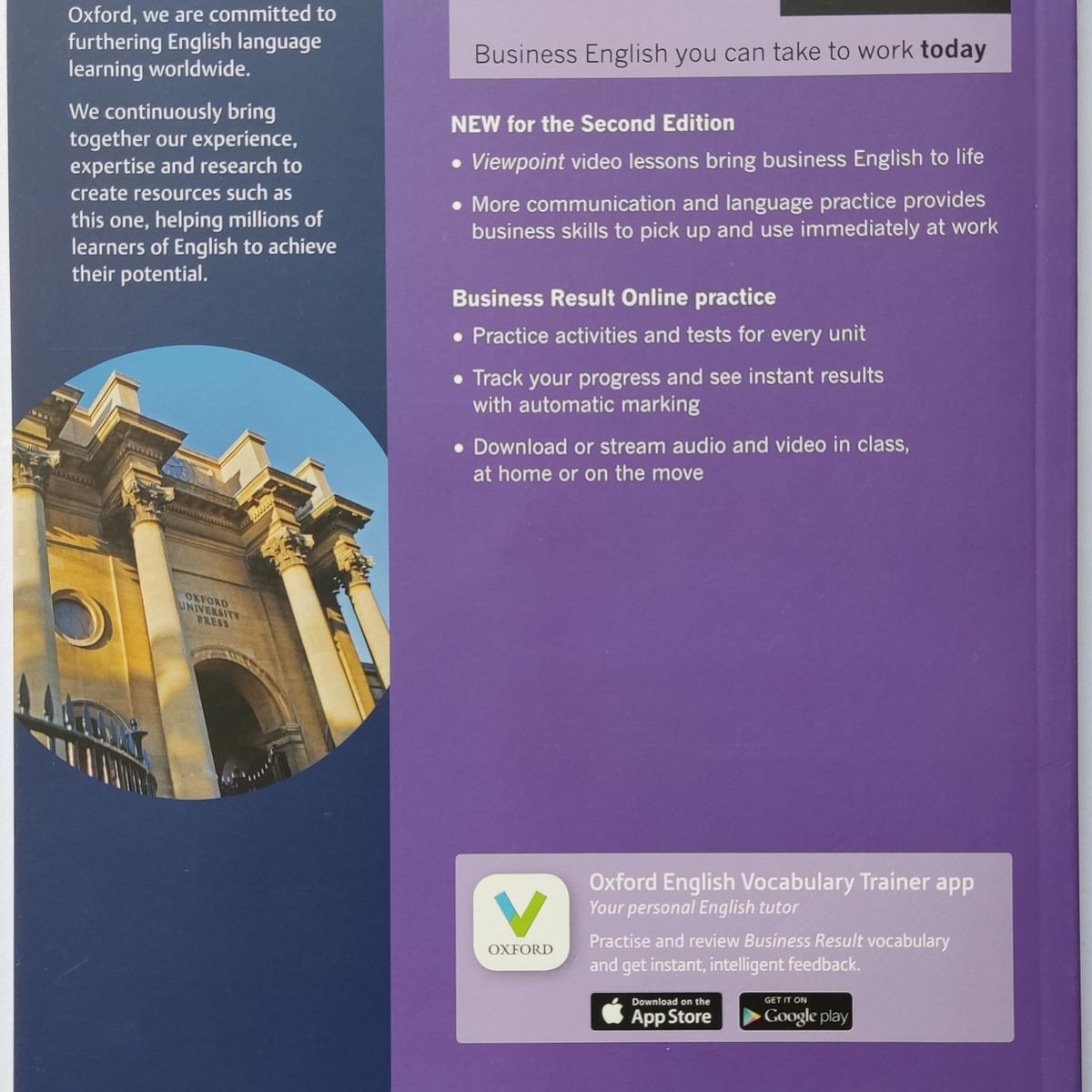 OXFORD - Libro Business Result Starter Students book 2nd Edition