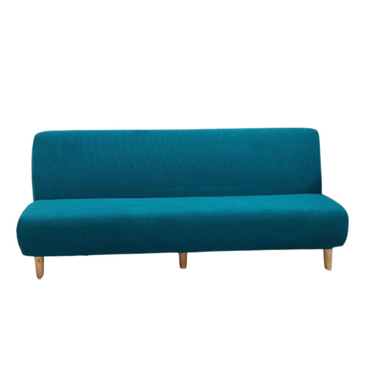 GENERICO - Funda Cubre FUTON elasticada textura GRUESA CUADRILLE