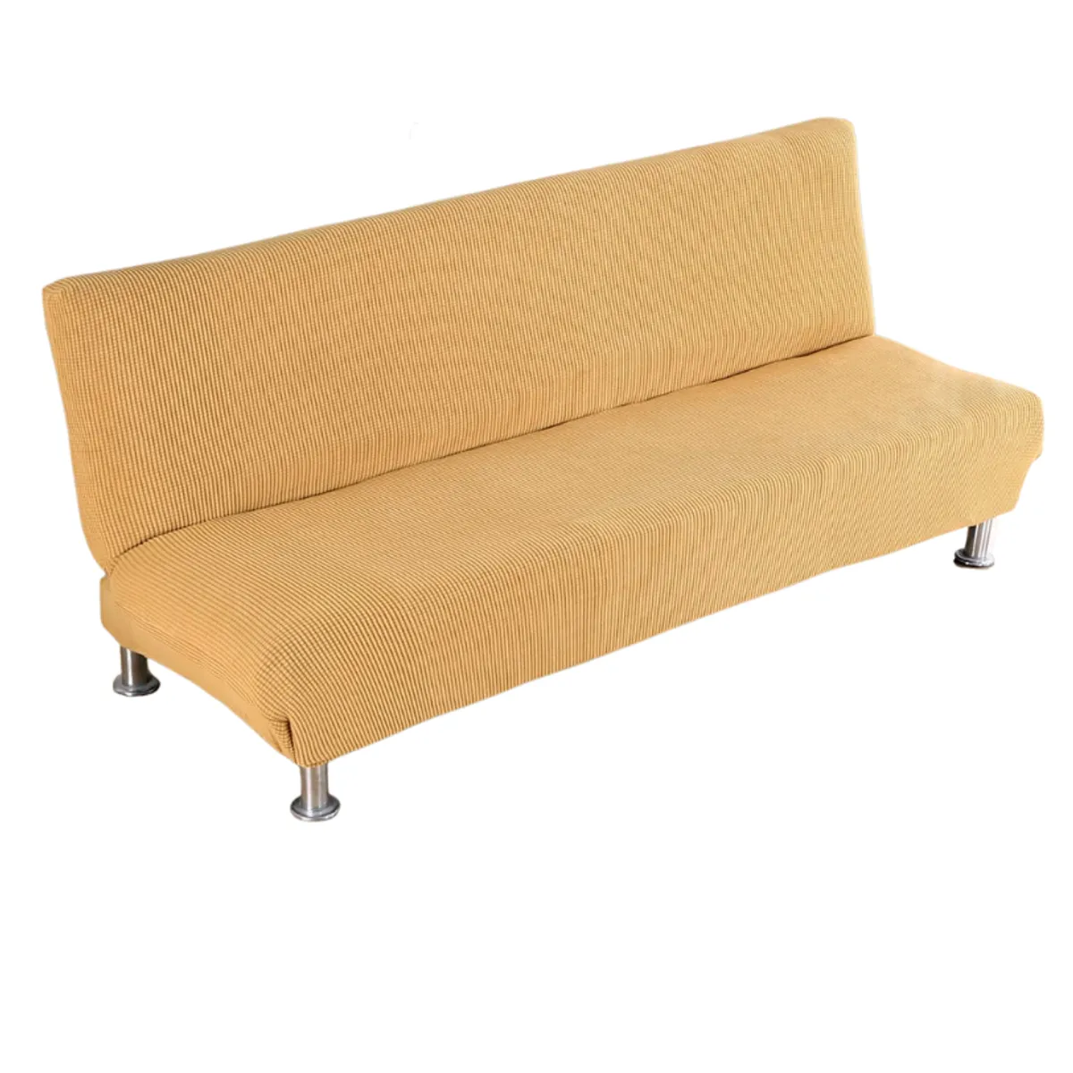 GENERICO - Funda Cubre FUTON elasticada textura GRUESA CUADRILLE