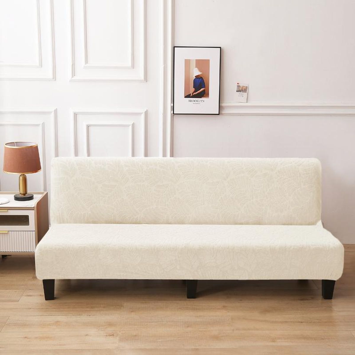 GENERICO - funda protectora de futon texturizada con relive