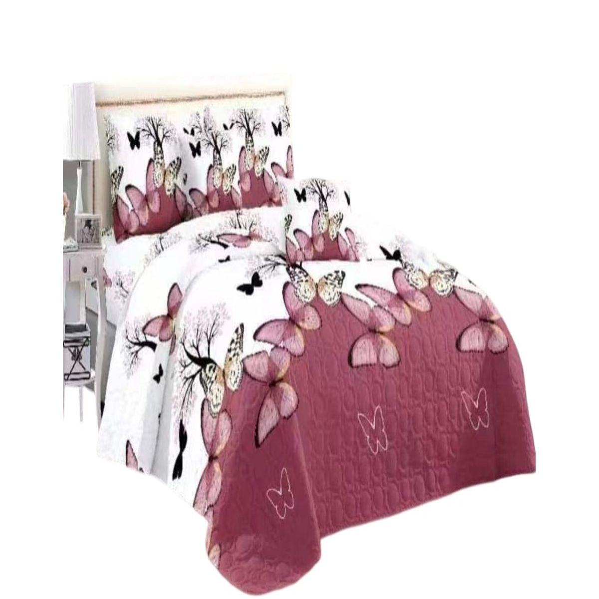 GENERICO - Cubrecama Quilt King para Verano y Primavera C14