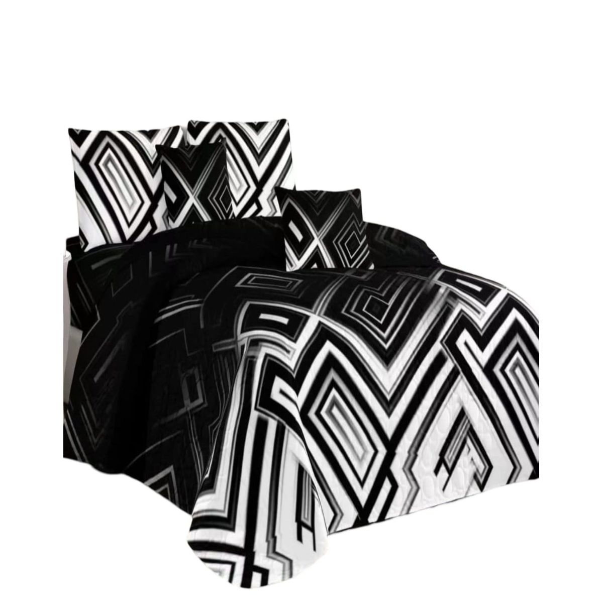 GENERICO - Cubrecama Quilt King para Verano y Primavera C12