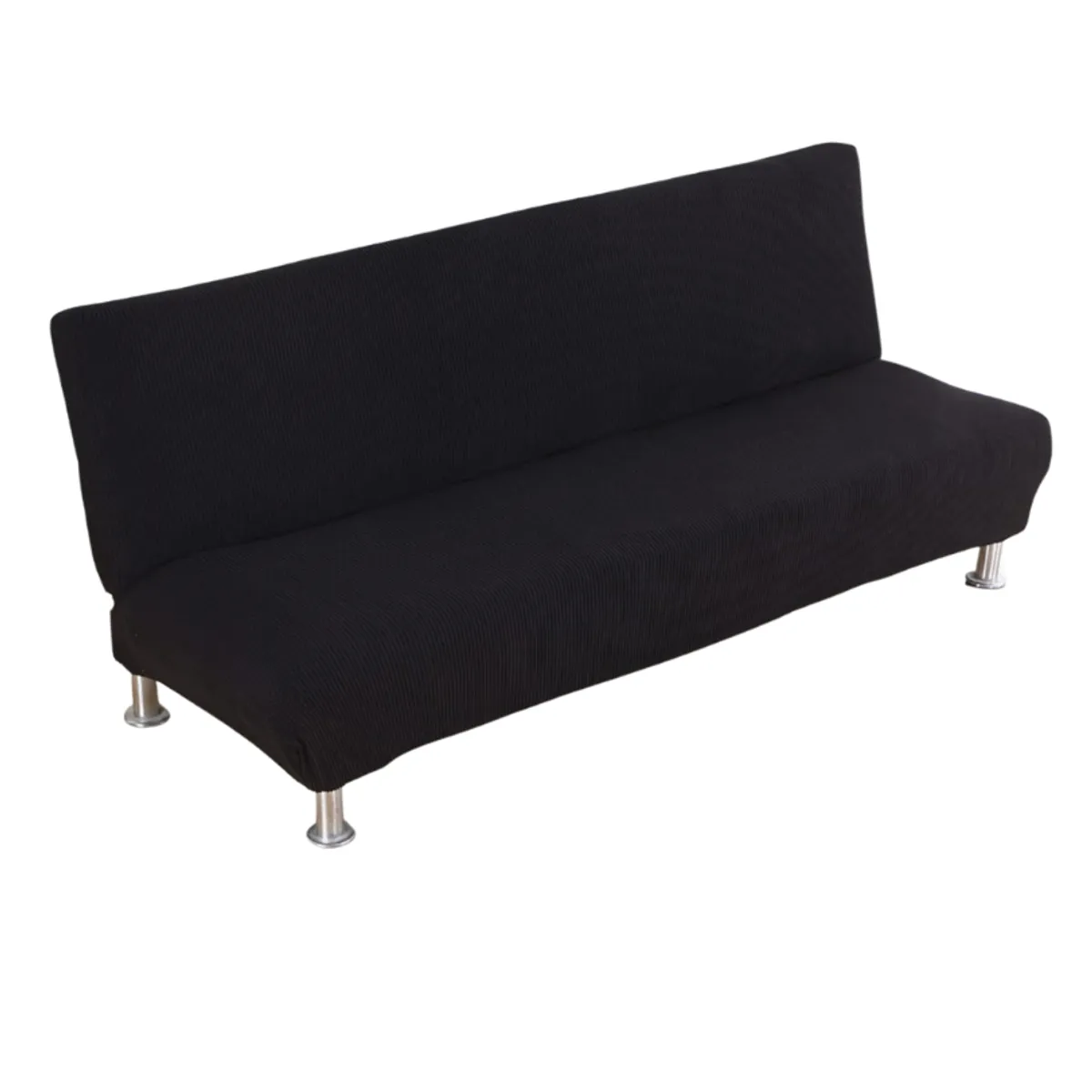 GENERICO - Funda Cubre FUTON elasticada textura GRUESA CUADRILLE