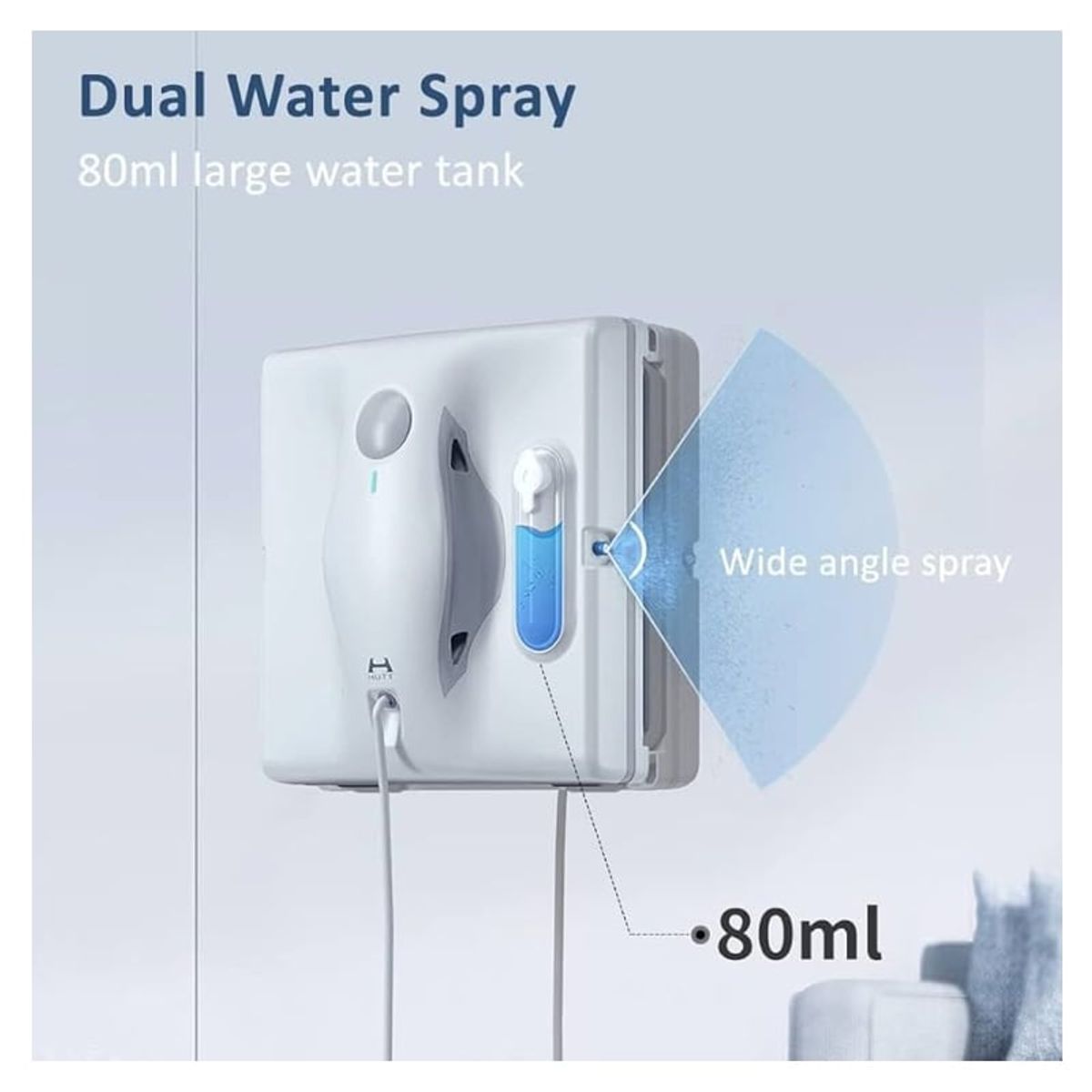 HUTT - XIAOMI HUTT Robot Limpia Vidrios W8 Color Blanco